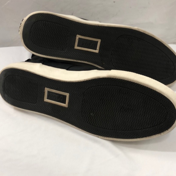 Polo Black Leather High-Top Sneakers Size 12D - Picture 7 of 8